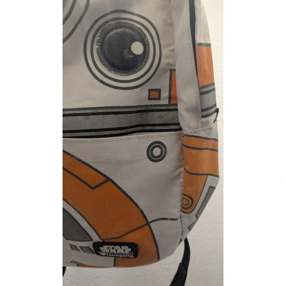 Loungefly Disney Star Wars Backpack Lucusfilm BB-8 The Force Awakens Orange Whit